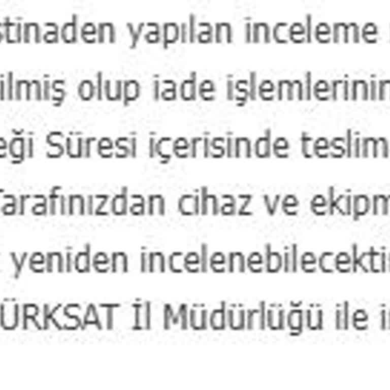 Kablo Net TÜRKSAT Kutu Eksikliği Çözümü