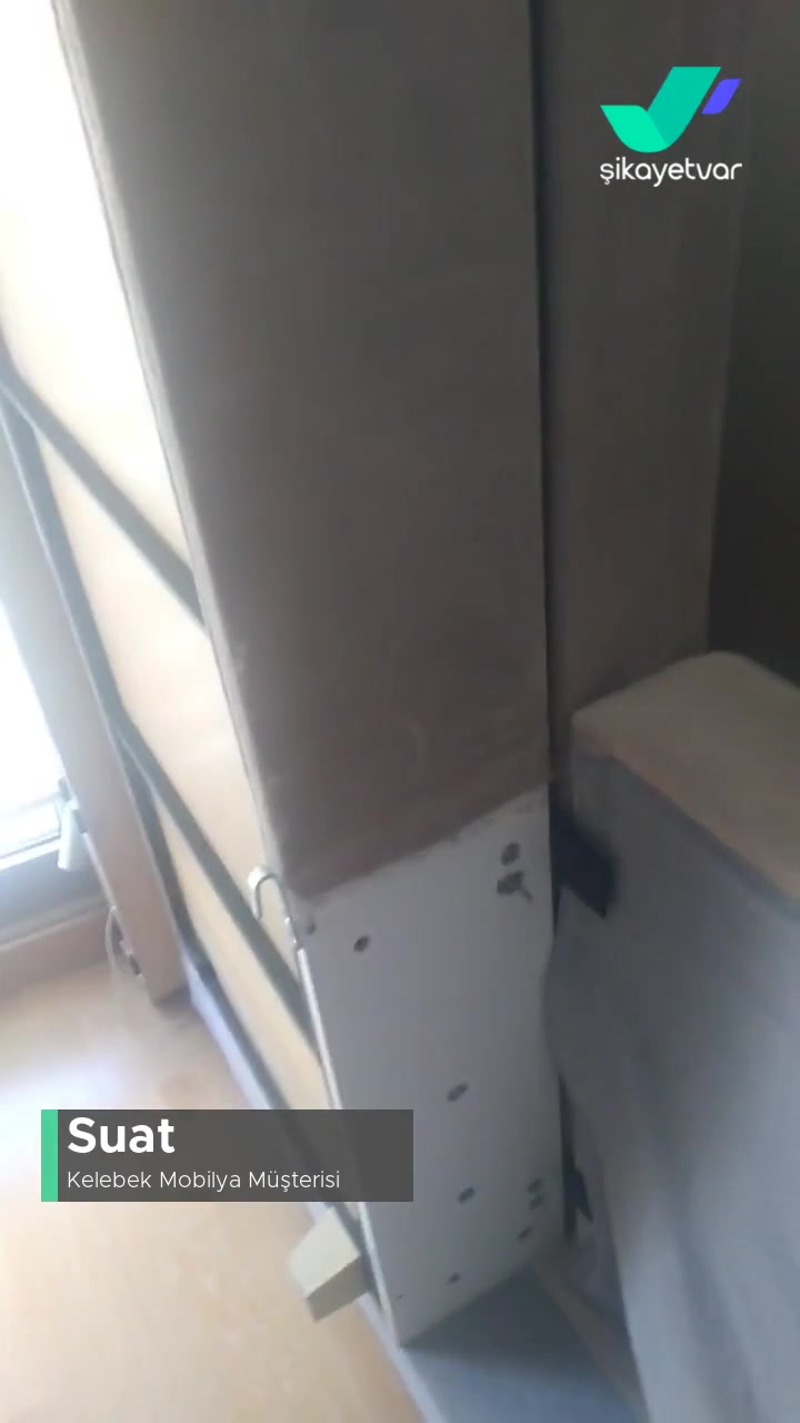 Kelebek Mobilya Servis Hizmetini Eksik Yapması! videonun kapak resmi