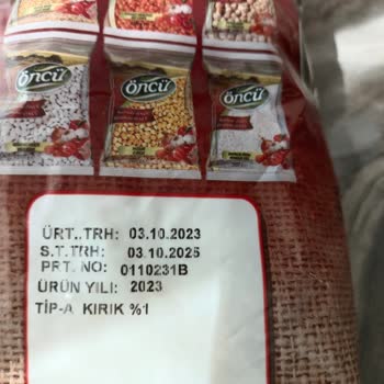 Öncü Bakliyat Öncü Baldo Pirinç Böceklenmesi