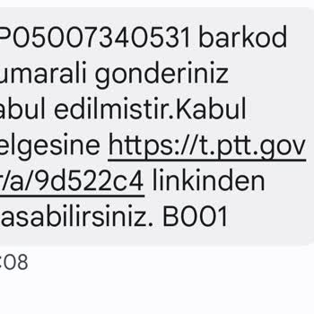 PTT Kargo Gecikmesi Ve İletişim Sorunları