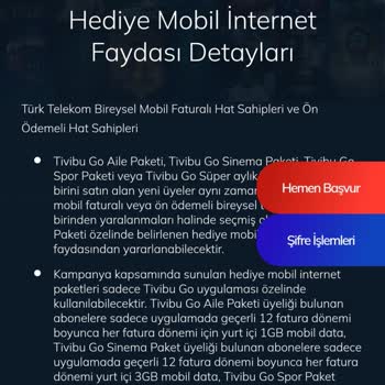 Tivibu Go Ve Türk Telekom Vaat Edilen Hakkımı Vermiyor.