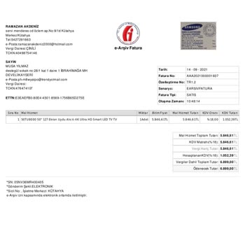 Samsung TV Kronik Ekran Arızası