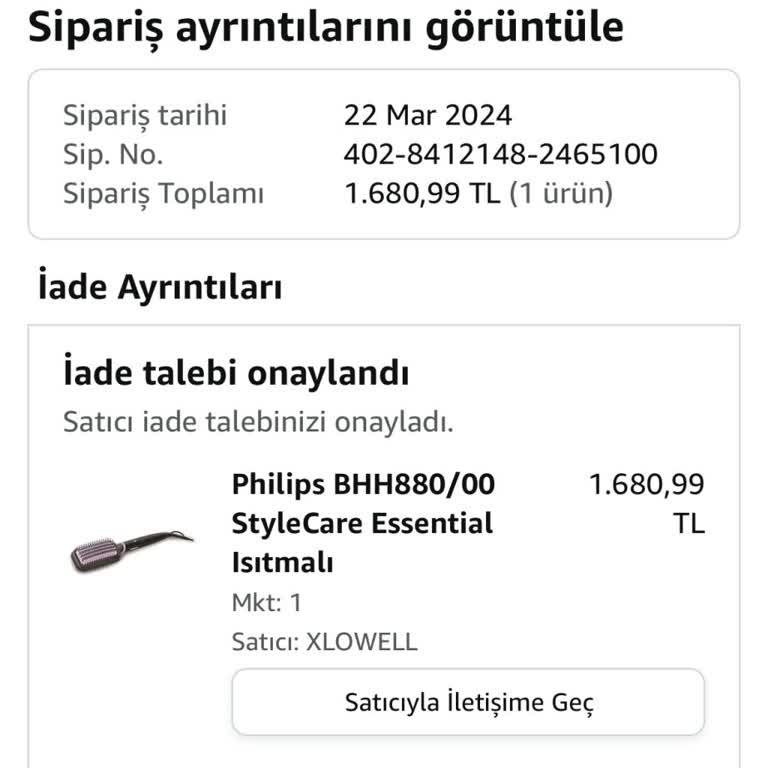 Amazon Türkiye İade Problemi
