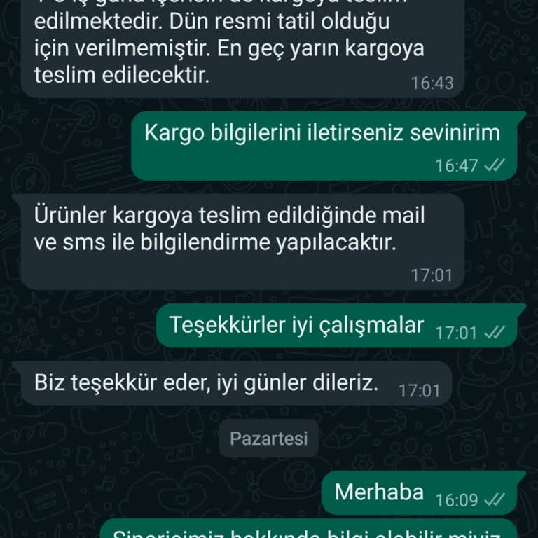 Şehzade Marketler Zinciri On Gündür Siparişimi Göndermediler
