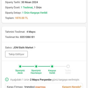 Geç Kaldın Trendyol Exspres