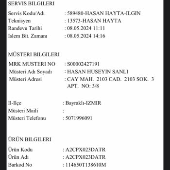 Yeni Airfel Kombi Ve Yaşanan Servis Sorunları