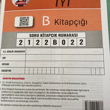 Tonguç Yayınları TYT Deneme Sorunum