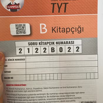 Tonguç Yayınları TYT Deneme Sorunum