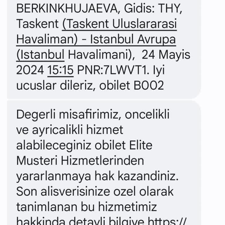 THY Uçak Biletinde İade Ücreti