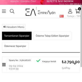 Emine Aydın Ürün Değişimi Mağduriyeti