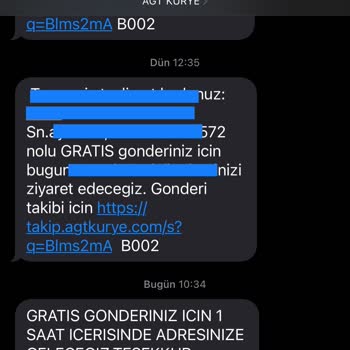 AGT Kurye (aynigunteslim.com) Gratis Siparişim Gecikti, Müşteri Hizmetleri Erişilemez!