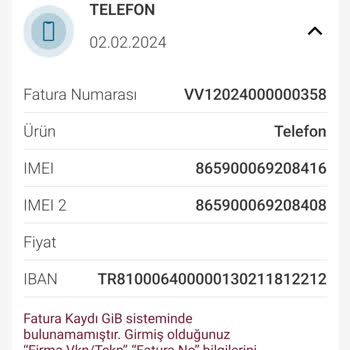 Vivo Almış Olduğum Cep Telefonunun Teknoloji Desteğini Alamamak