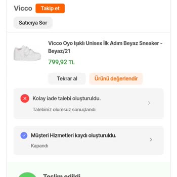Vicco Çocuk Ayakkabısı Kısa Sürede Deforme Oldu