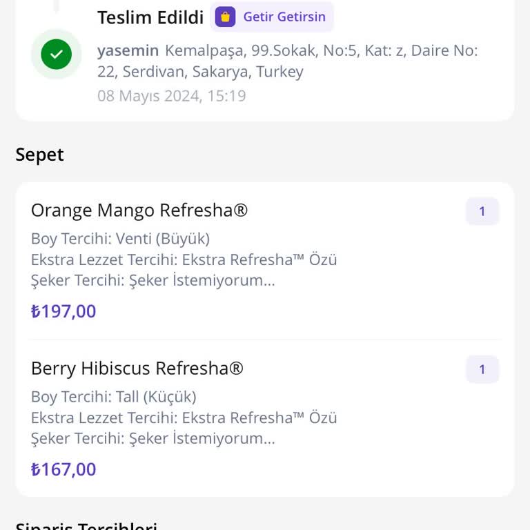 Getir'de Teslimat Ve İletişim Sorunu