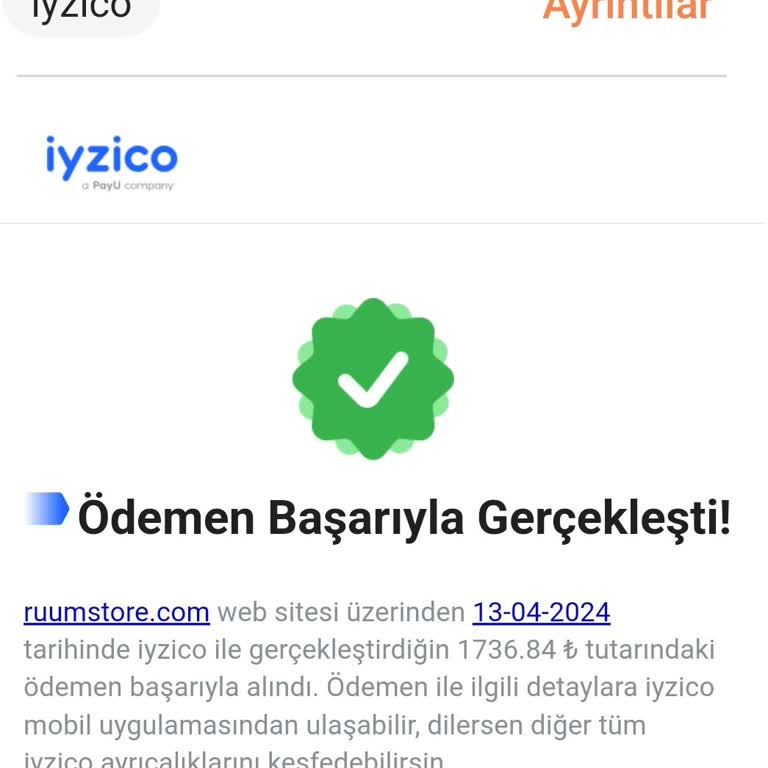 Ruum Store Gönderilmeyen Ve İptal Edilemeyen Sipariş!