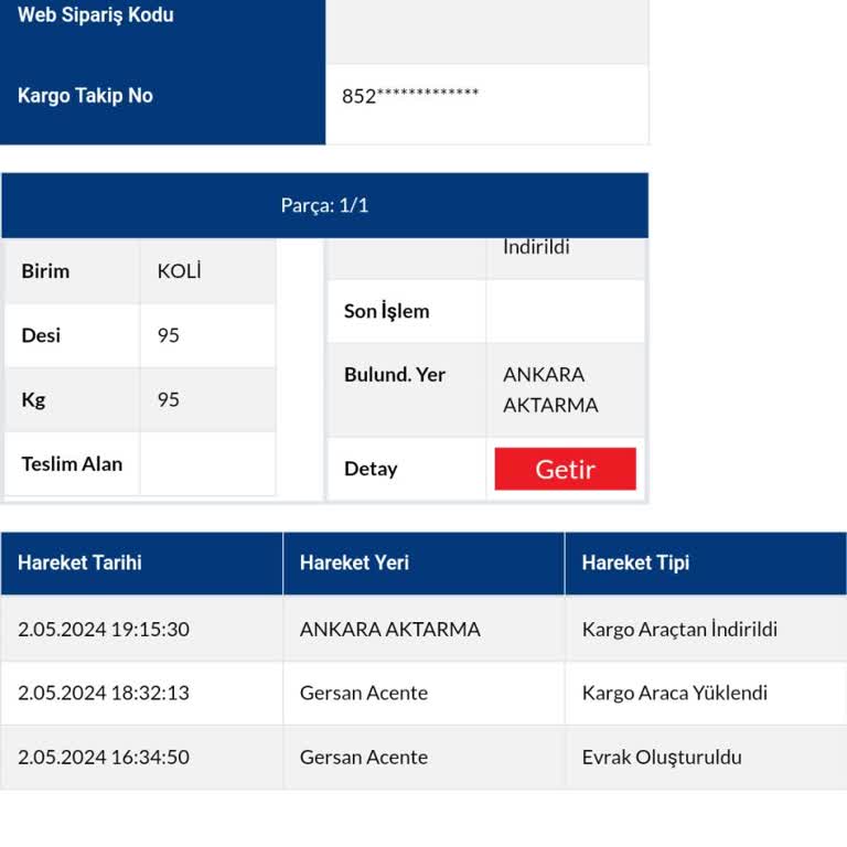 Sürat Kargo Ankara'dan Motor Satın Alma Sürecinde Yaşanan Kargo Sorunu