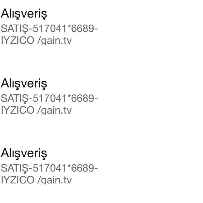 Iyzico Gain. TV Adı Altında Haksız Kazançla Para Çekimi