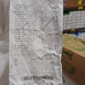 Hakmar Express Hakmar Marketten Alınan Tavuk Ciğerinin Bozuk Olması Ve İade Süreci