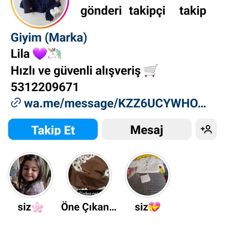 Lila_cocukgiyim (Instagram) Müşteri Memnuniyetsizliği Ve İletişim Sorunları
