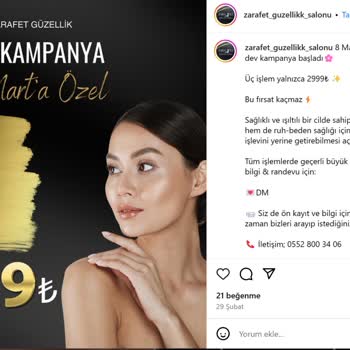 Zerafet Güzellik Ankara Zarafet Güzellik Merkezi Kızılay