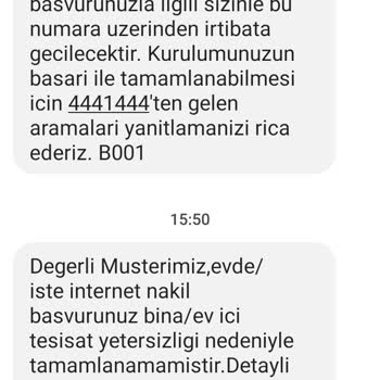Türk Telekom'un Yetersiz Hizmeti