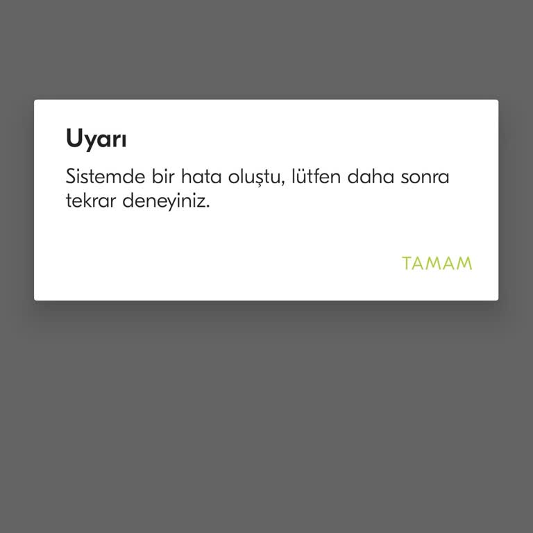 Türkiye Finans Yatırım Hesabı Açarken Hep Hata Vermesi