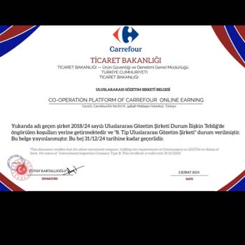 Carrefour'a Instagram Ek İş Olarak.