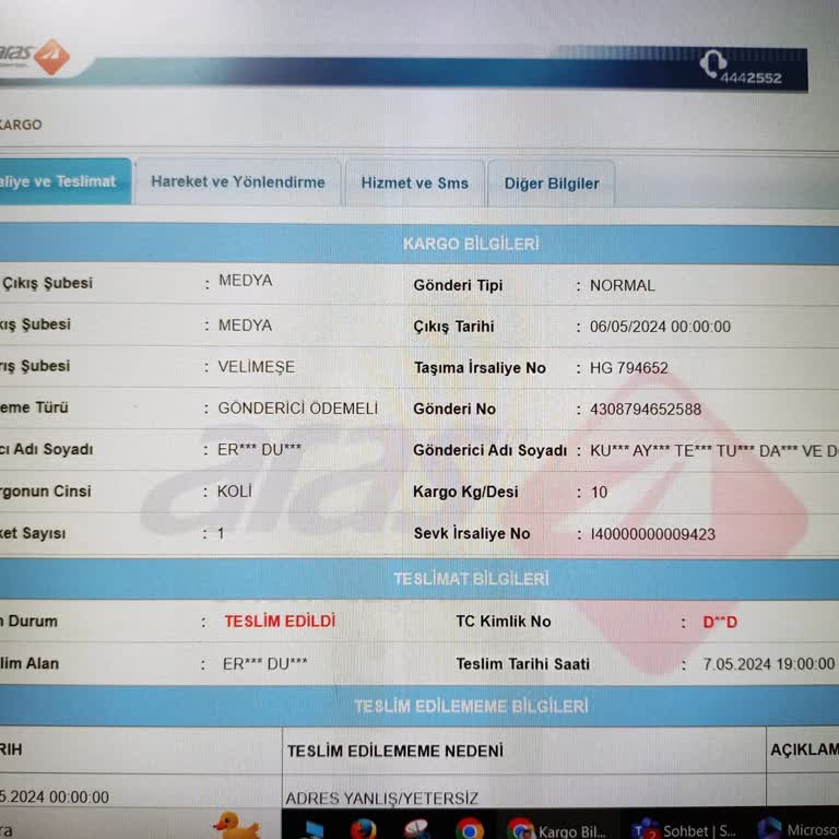 Aras Kargo Teslimat Yapmadan Teslim Ettik Deniyor