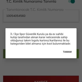 Passolig Geri Dönüş Yap Lütfen