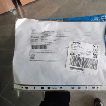 Trendyol Hamur Açma Makinesi Yerine Kargo Poşeti