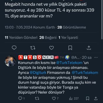Digiturk Bayilerinin Ev İnterneti Yanlış Yönlendirmesi