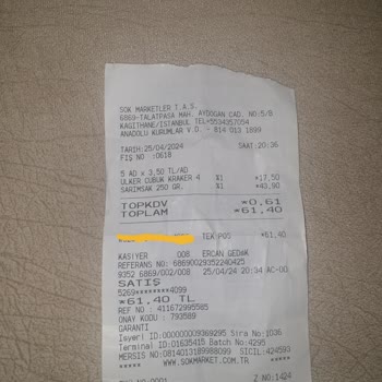 Şok Market Primden Ötürü Ürünümün İadesini Almadı.