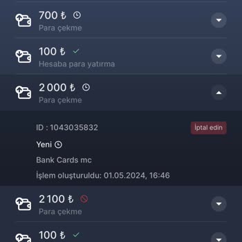 7Slots Param Hesabıma Düşmüyor