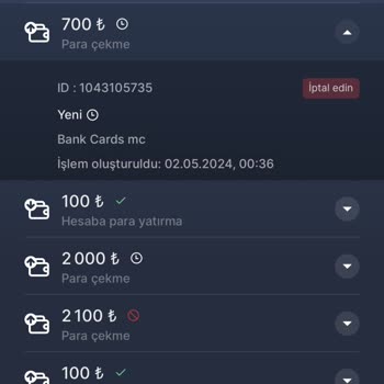 7Slots Param Hesabıma Düşmüyor