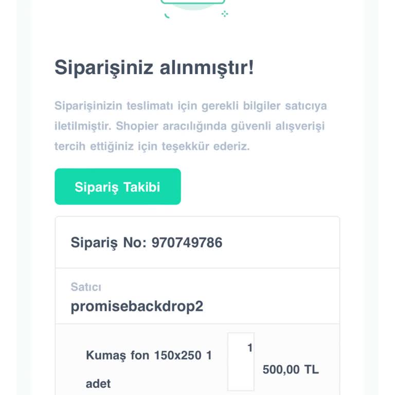 İptal Yok Çöp Shopier