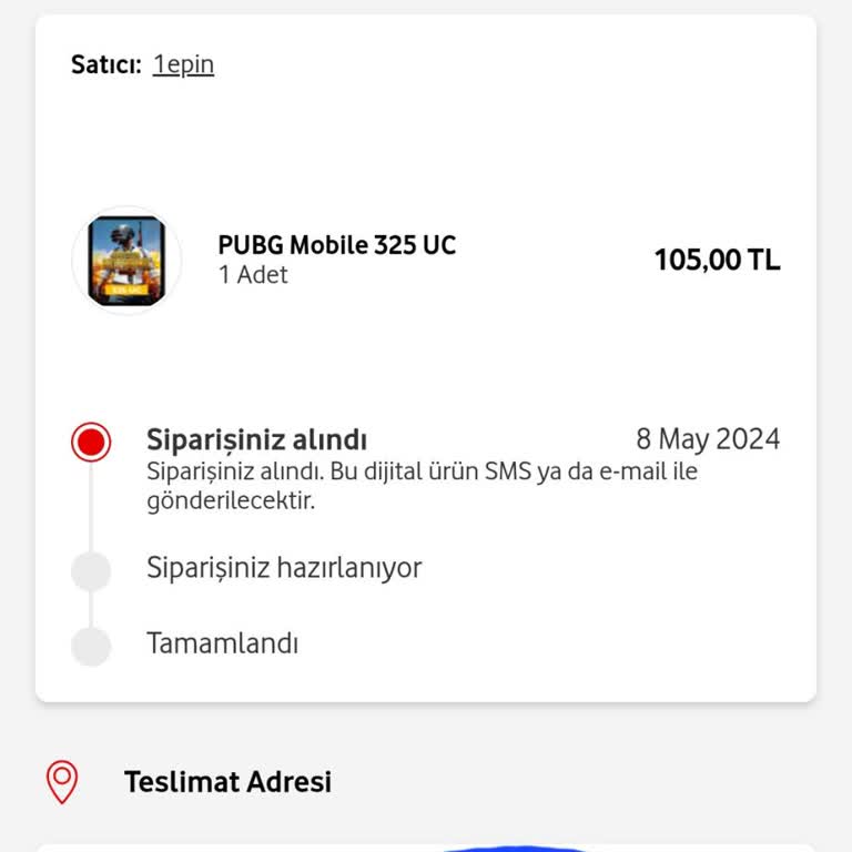 Vodafone Her Şey Yanımda E-Pin Siparişim Neden Gecikti?