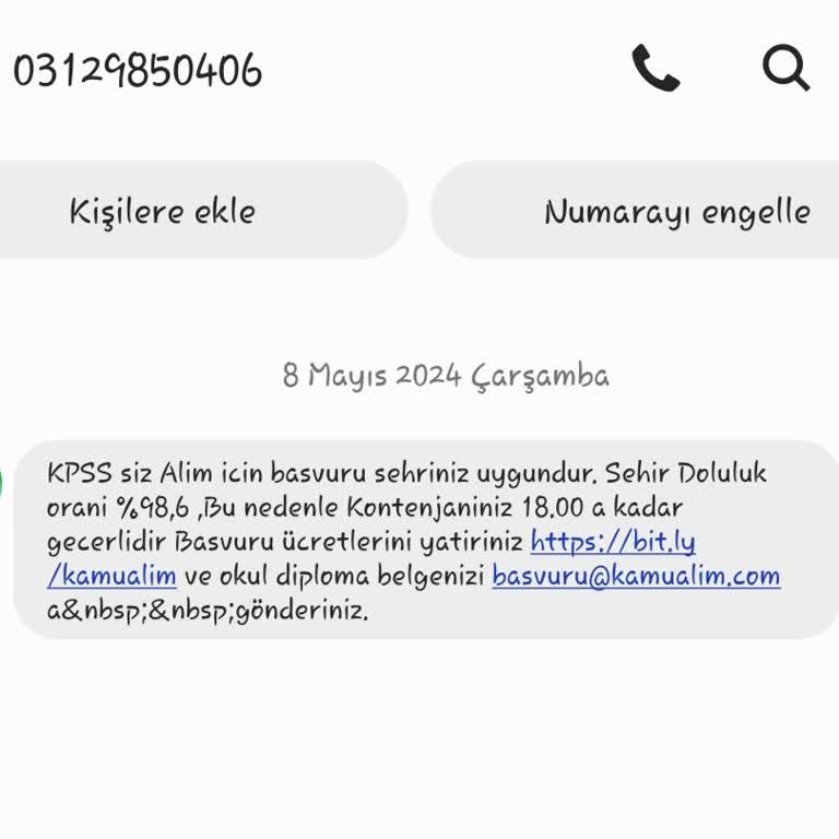 Basvuruistihdam.com.tr PTT Personel Alım Şikayeti