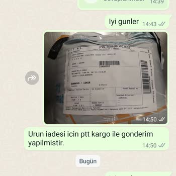 Shopier.com/ Noxx. Moda Satıcısından Yapmış Olduğum Alışveriş İptali