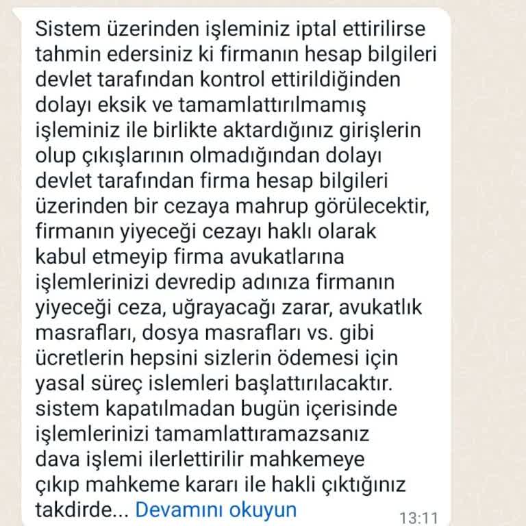 Güney Paketleme Tarafından Mağdur Edildim