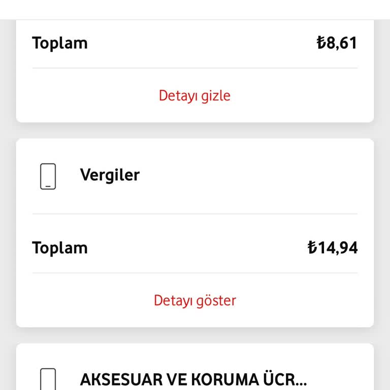 Vodafone Faturama Bilgim Dışında Ücret Yansıtıyor