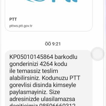 PTT Kargo İzmir Seferihisar PTT Kargodan Şikayetçiyim