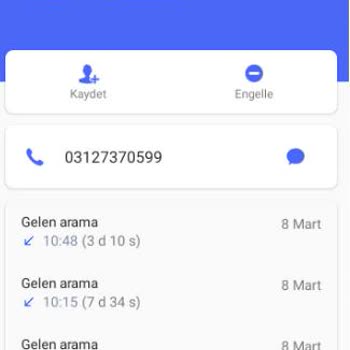 Türk Telekom (0312) 737 05 99 Numara Kullanıcıları Kimlik Bilgilerime Sahip.