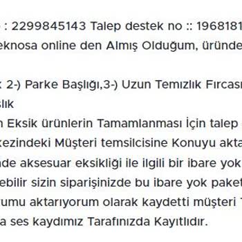 Teknosa Ürün Kutusundan Eksik Parçalar Çıktı