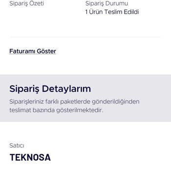 Teknosa Ürün Kutusundan Eksik Parçalar Çıktı