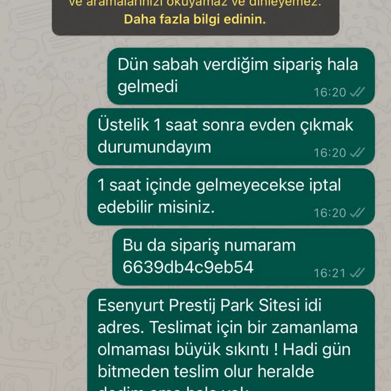 Değirmenci Dede Teslim Edilmeyen Ürün Ve Mağduriyet