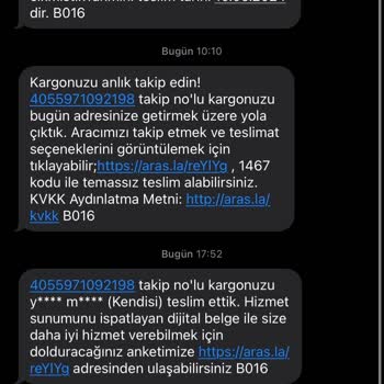 Kırıkkale Aras Kargo Müşteri Mağduriyeti