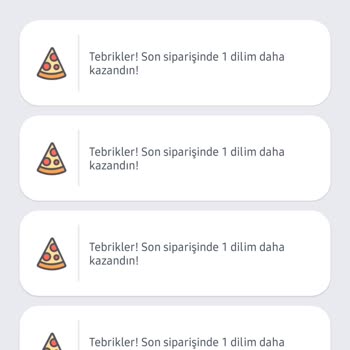 Domino's Uygulaması Dilim Pizza Hatası