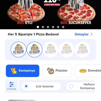 Domino's Uygulaması Dilim Pizza Hatası