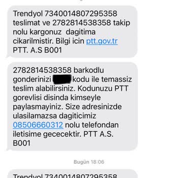 PTT Kargo PTT Acıbadem Kargo Kuryesi Kargomu Teslim Etmedi Kargom Kayıp