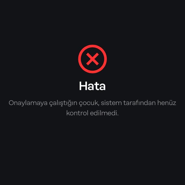 Onaylama Hatası Papara Lütfen Yardımcı Olun